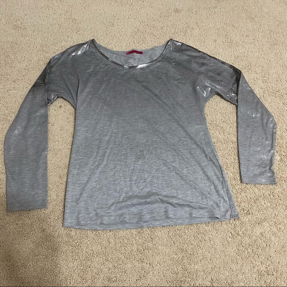 Metallic ombré shirt by Velvet